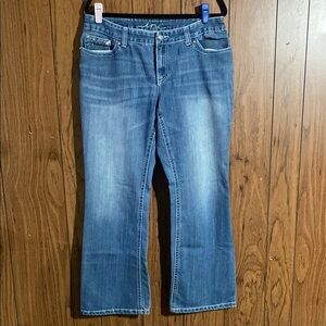 INC International Concepts Blue Boot Cut Jeans